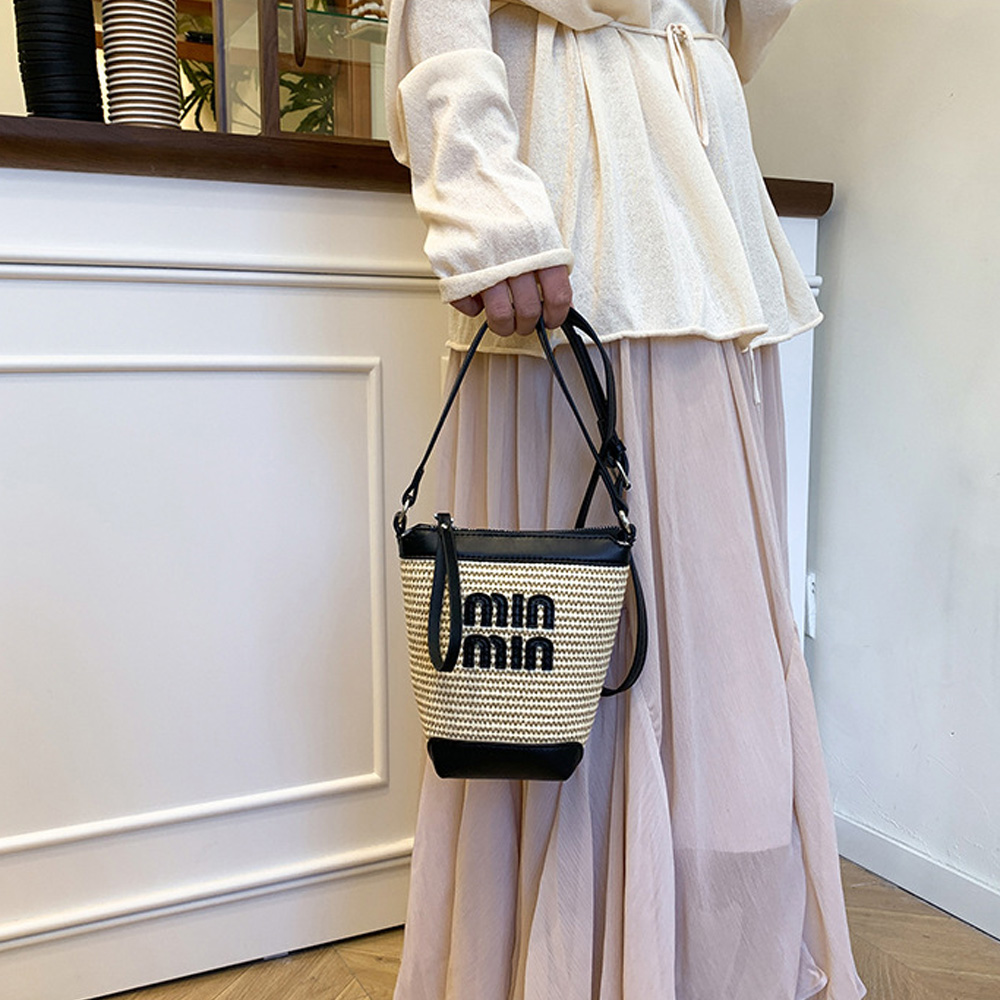 Fashion Contrasting Color Wove - Women Bags 2026 Trends review and price