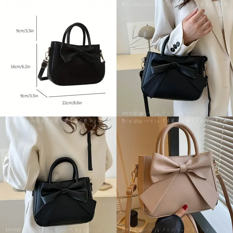 Elegant Black Bow Handbag for  - Women'S Bags Handbags review and price