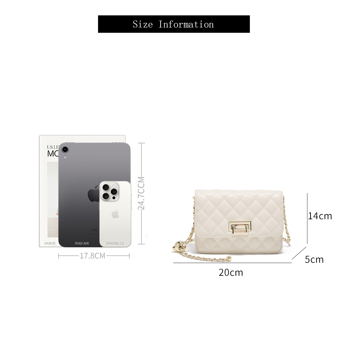 FOXER 2026 Women White Quilted - Women Bags 2026 Trends review and price