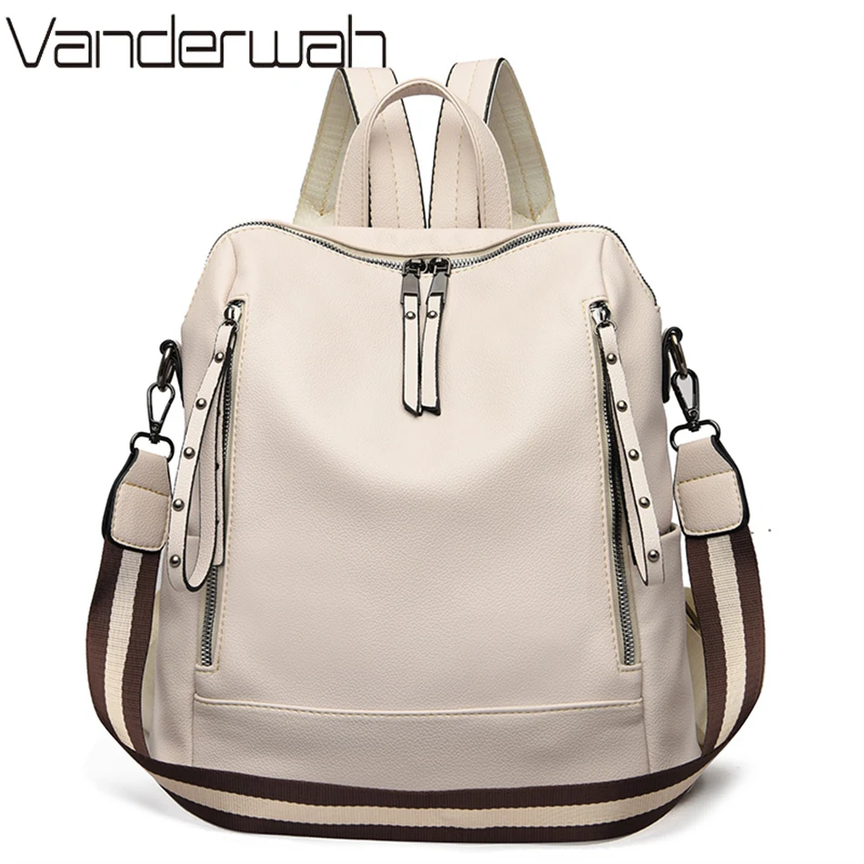 Brand Luxury Backpacks Soft Le - Women'S Young Bags review and price
