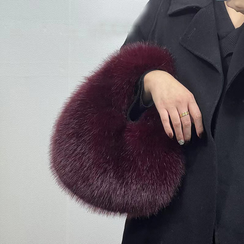 Fashion Soft Plush Half Moon B - Women Bags On Sale review and price