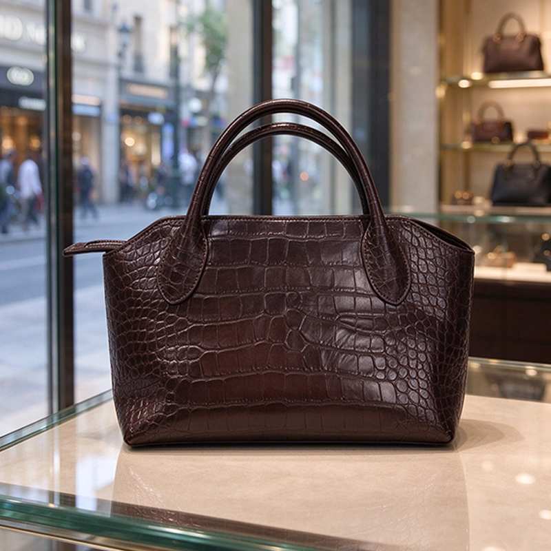 Luxury Women Croc Pattern Top  - Women Hand Bags For Office review and price