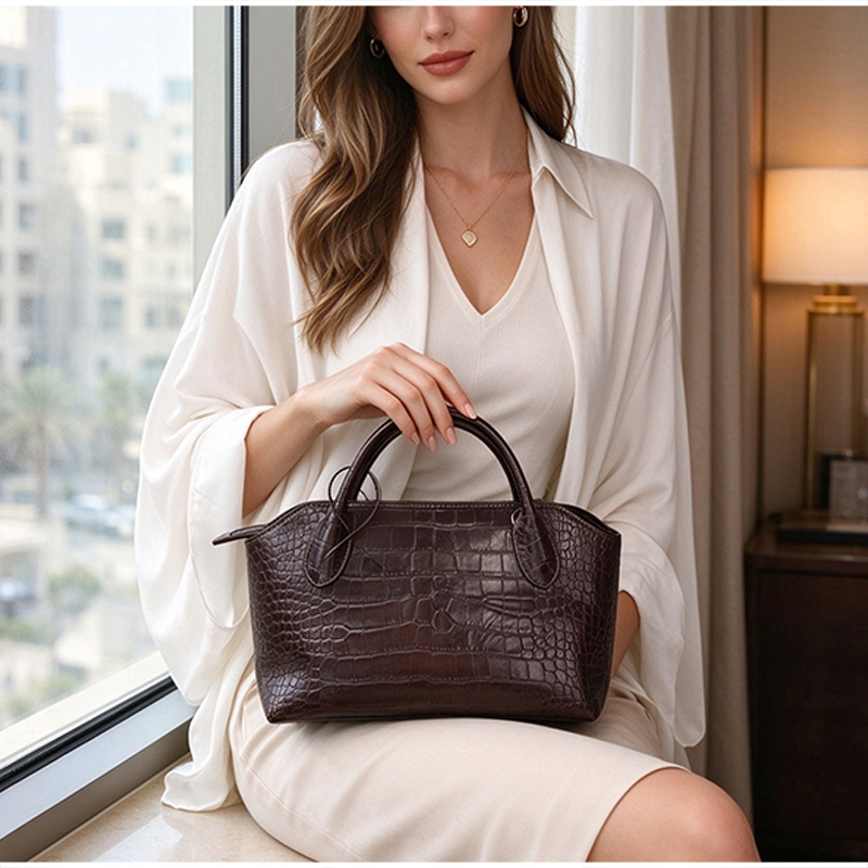 Luxury Women Croc Pattern Top  - Women Hand Bags For Office review and price