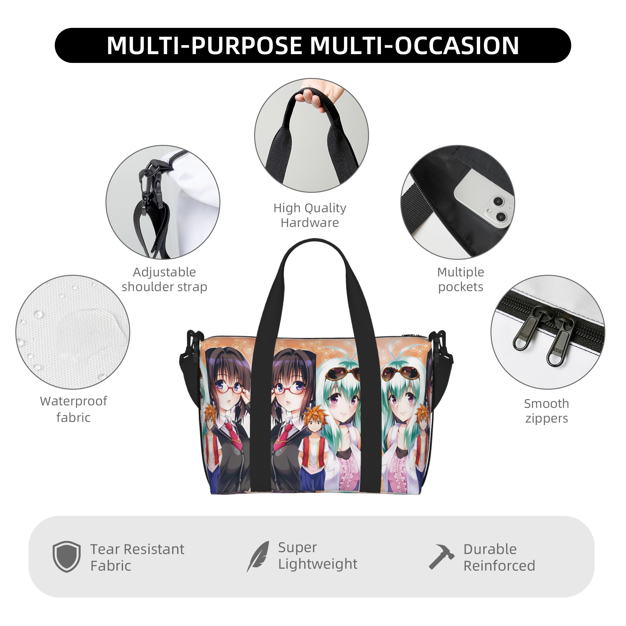 Custom Anime T-To L-Love R-Ru  - Women Bags Ru review and price
